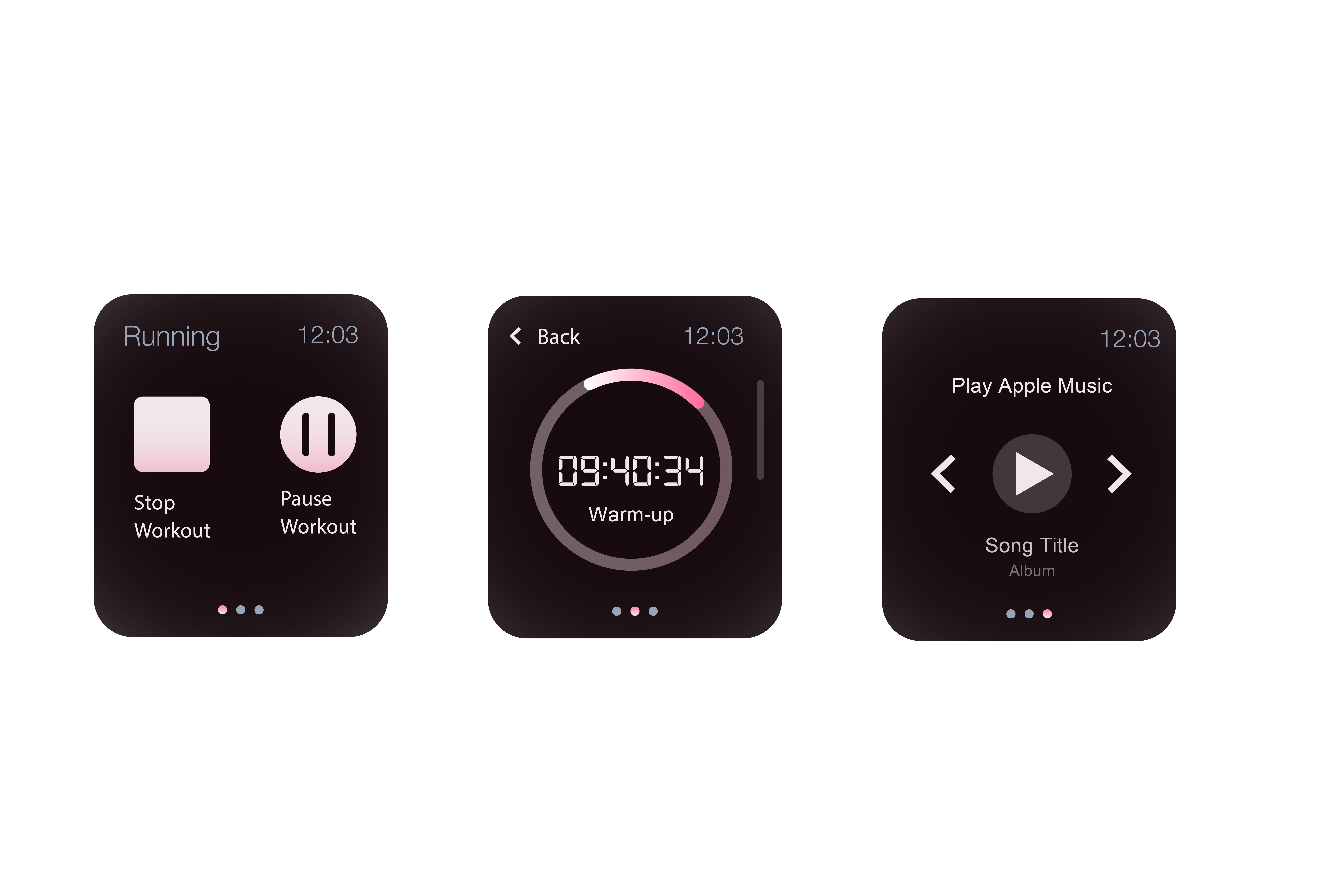 Kleo smartwatch screen