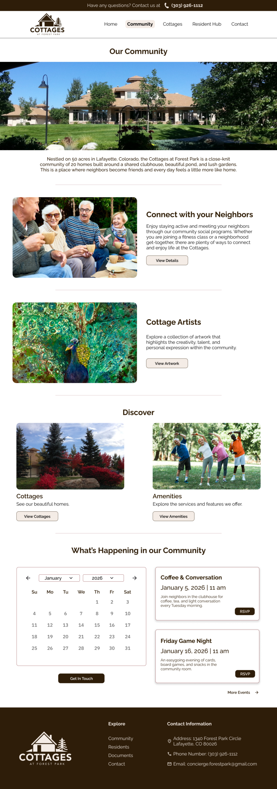 Community Page