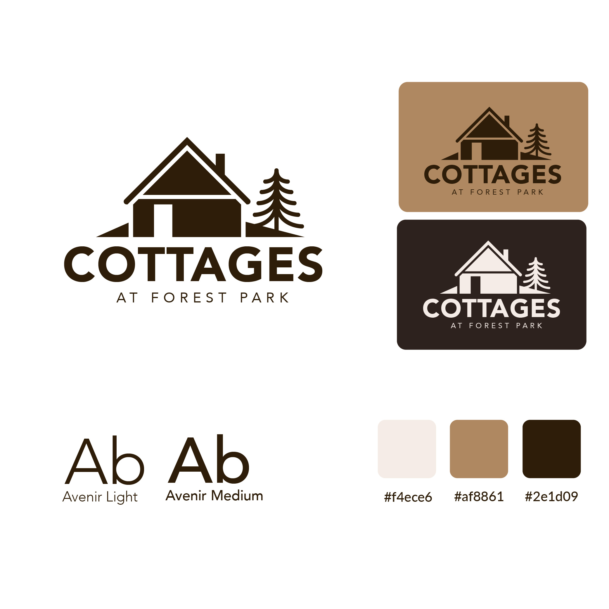 New Cottages at Forest Park Branding