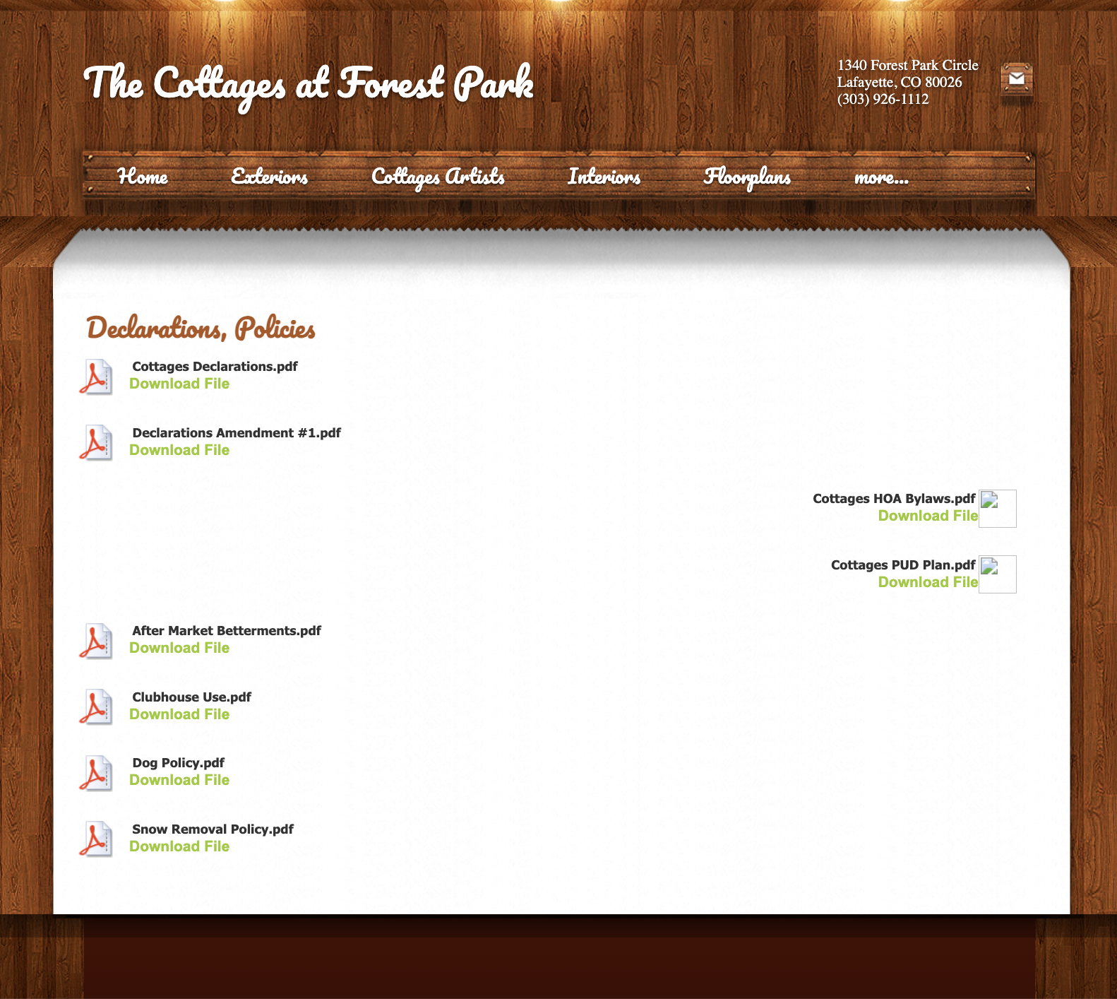 Declaration and policies