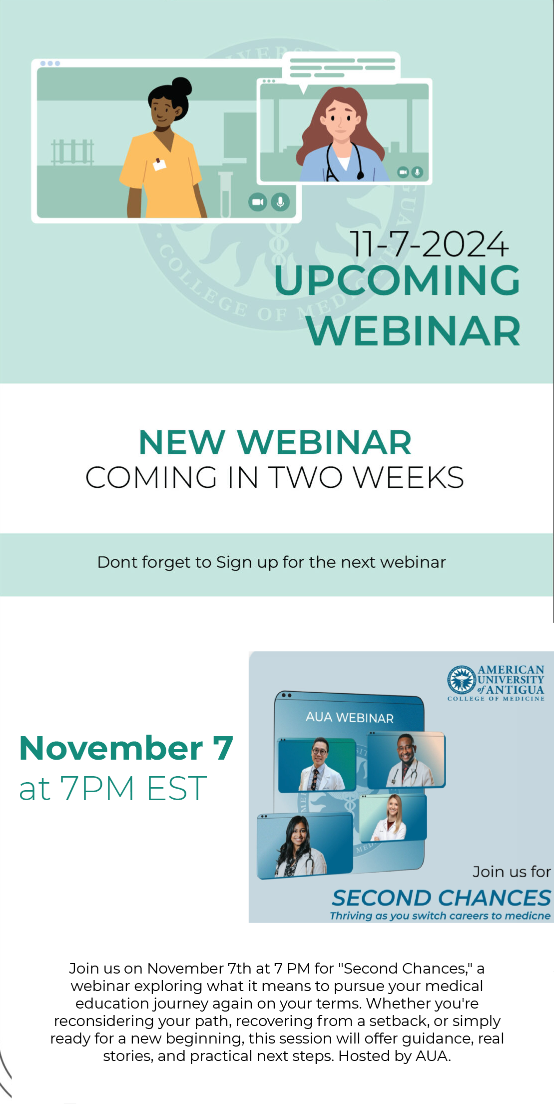 Webinar thank you email