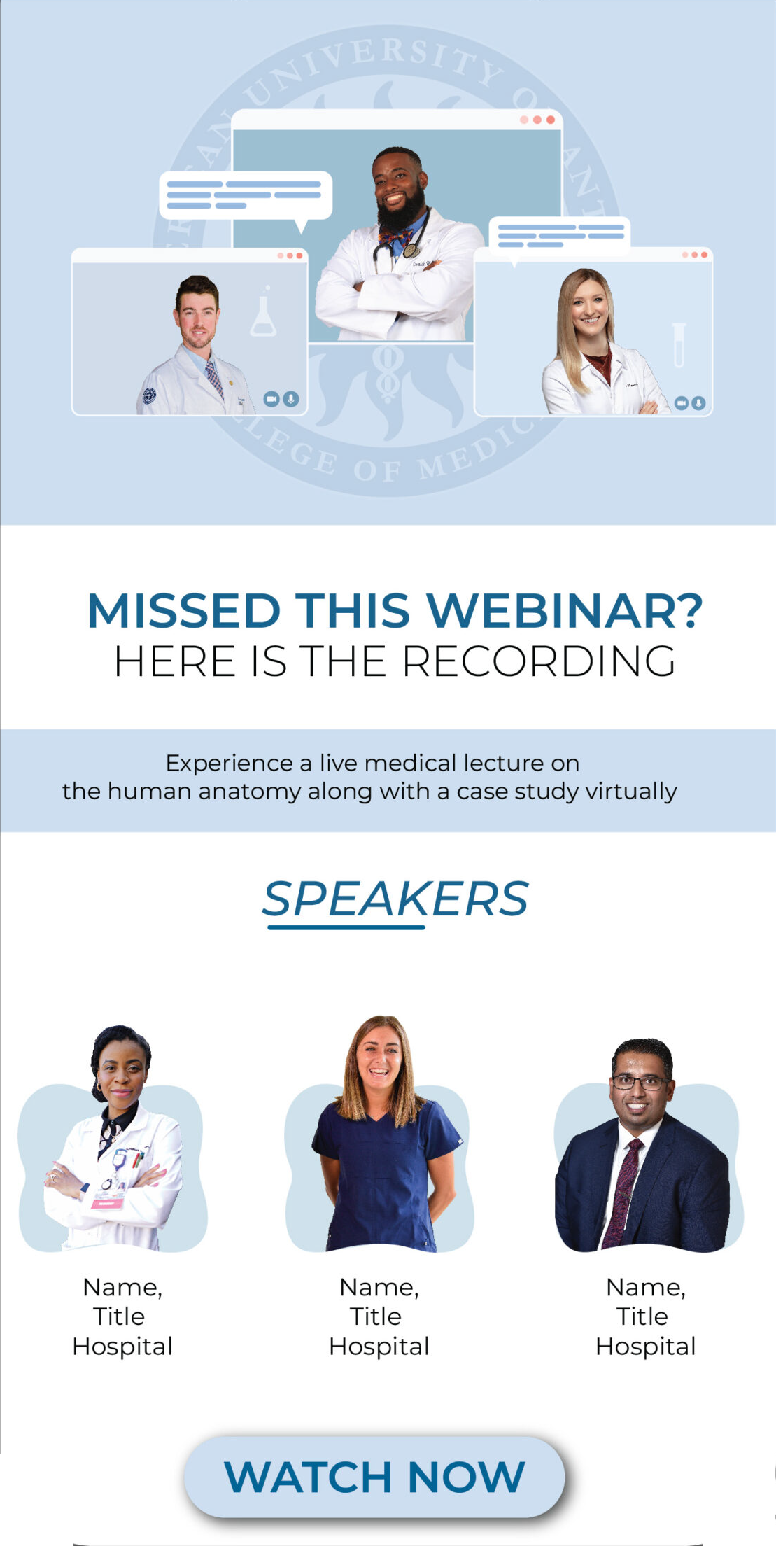 Missed webinar email